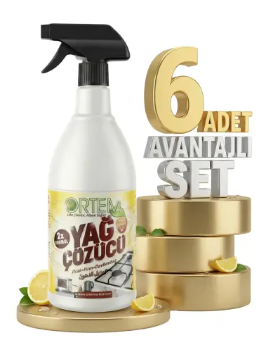 Ortem Yağ Çözücü 6x1 Kg - Ortem