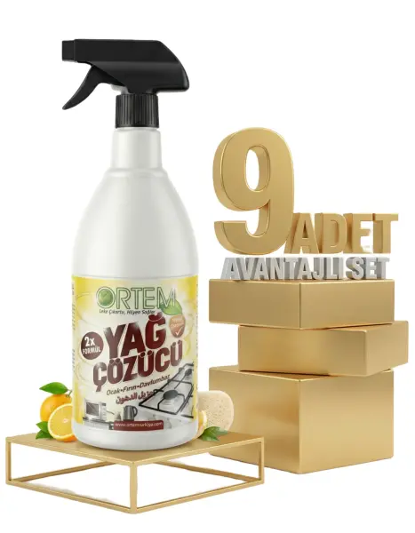 Ortem Yağ Çözücü 9x1 Kg - 1