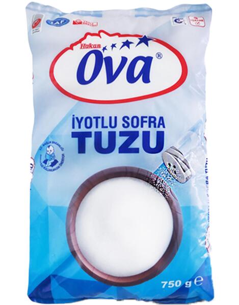 Ova İyotlu Sofra Tuzu 750 Gr - 1