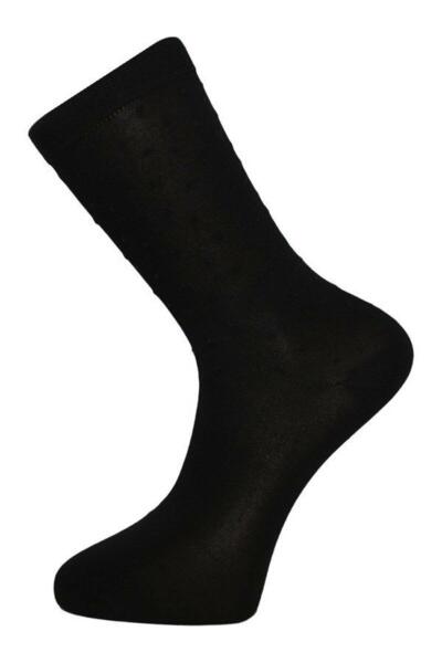 Özge Çorap Bambu Uzun Soket Çorap 40-44 Siyah - 1