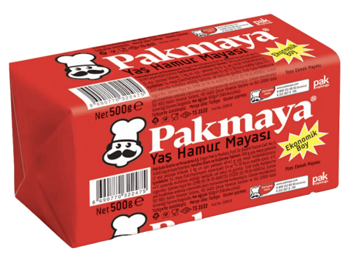 Pakmaya Yaş Hamur Mayası 500 Gr - PAKMAYA