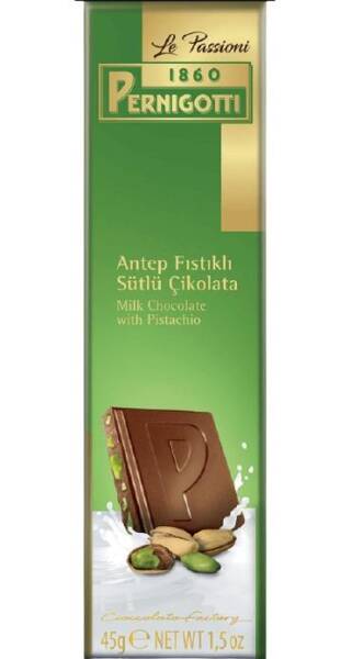 Pernigotti Antep Fıstıklı Çikolata Tablet 45 Gr - 1