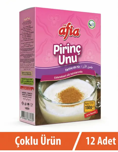 Afia Pirinç Unu 12x150 Gr - 1