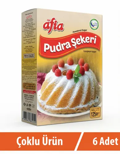 Afia Pudra Şekeri 6x125 Gr - 1