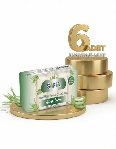 Safia Aloe Vera Güzellik Sabunu 6x275 Gr - SAFİA