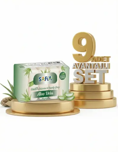 Safia Aloe Vera Güzellik Sabunu 9x275 Gr - SAFİA