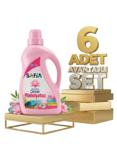 Safia Bahar Çiçekleri Çamaşır Yumuşatıcı 6x1 Lt - Safia