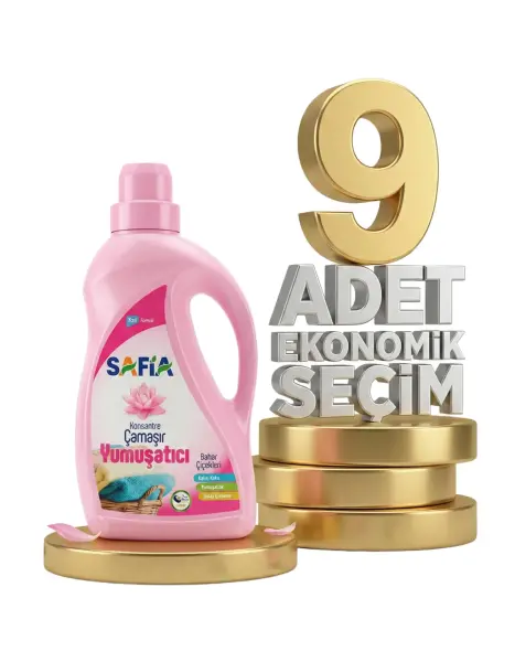 Safia Bahar Çiçekleri Çamaşır Yumuşatıcı 9x1 Lt - 1