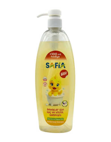 Safia Bebek için Saç ve Vücut Şampuanı 750 Ml - 1