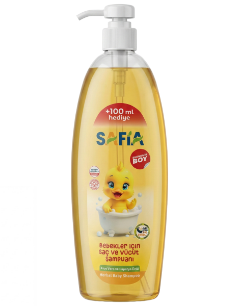 Safia Bebek için Saç ve Vücut Şampuanı 750 Ml - 1