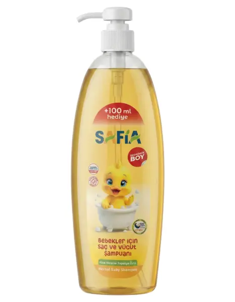 Safia Bebek için Saç ve Vücut Şampuanı 750 Ml - 1