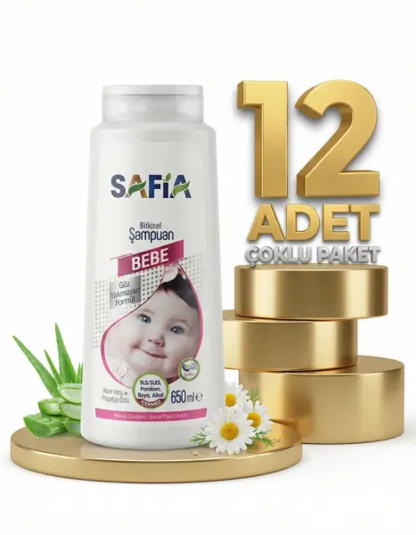Safia Bebek Şampuanı 12x650 Ml - 1