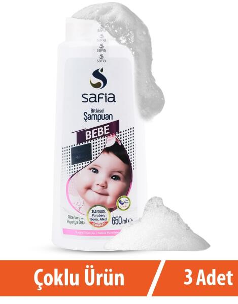 Safia Bebek Şampuanı 3x650 Ml - 2