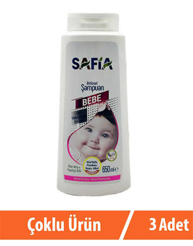Safia Bebek Şampuanı 3x650 Ml - Safia