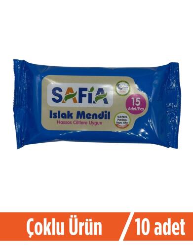 Safia Cep Islak Mendil 10x15li - 1
