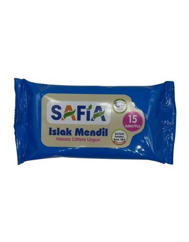 Safia Cep Islak Mendil 15li - 1