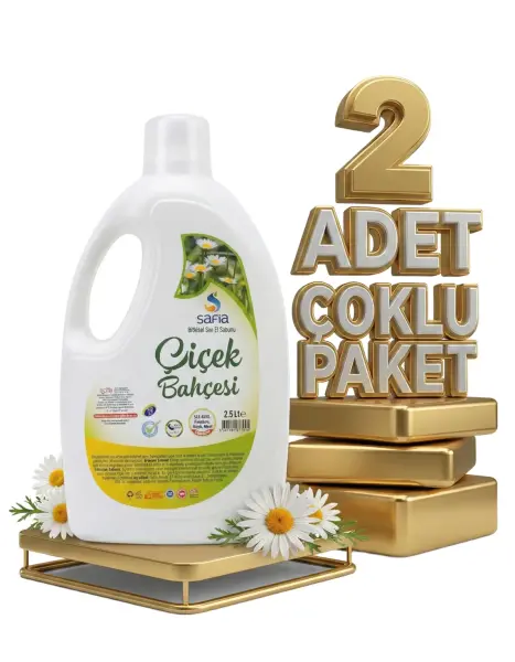 Safia Çiçek Bahçesi Sıvı El Sabunu 2x2,5 Lt - 1