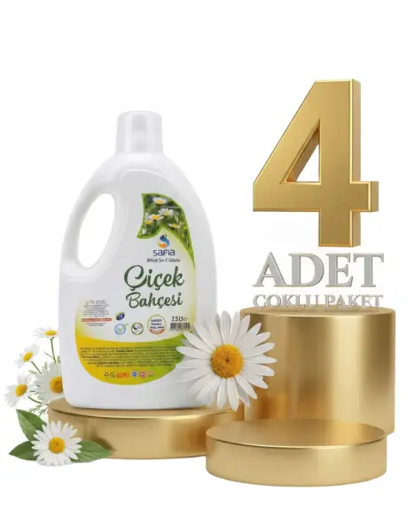 Safia Çiçek Bahçesi Sıvı El Sabunu 4x2,5 Lt - 1