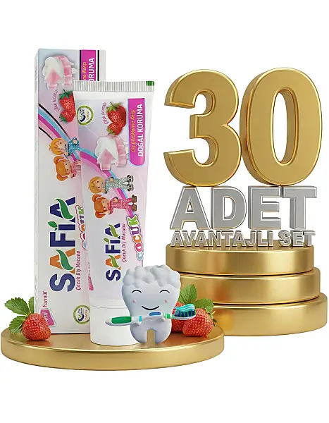 Safia Çocuk Diş Macunu 30x60 ml - 1