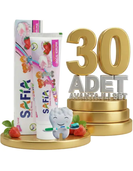 Safia Çocuk Diş Macunu 30x60 ml - 1