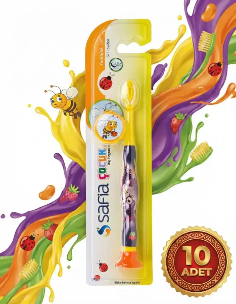 Safia Çocuk Yumuşak Soft Diş Fırçası 10lu - 2