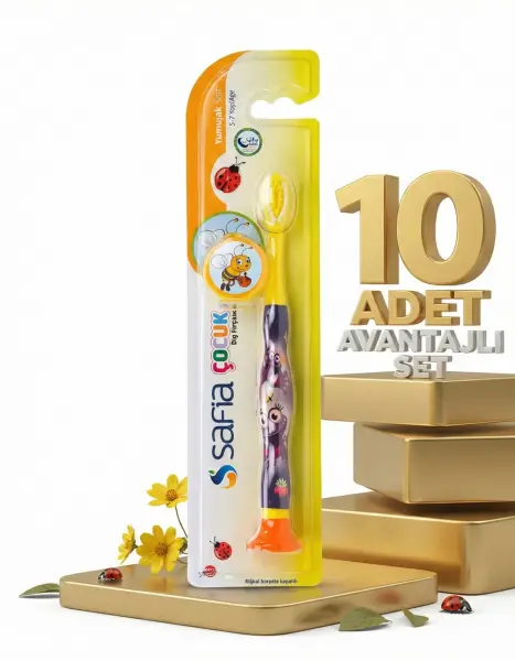 Safia Çocuk Yumuşak Soft Diş Fırçası 10lu - 1