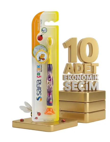 Safia Çocuk Yumuşak Soft Diş Fırçası 10lu - 1