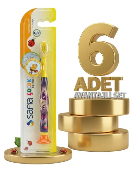Safia Çocuk Yumuşak Soft Diş Fırçası x6 - 1