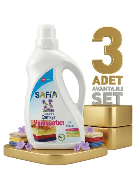 Safia Dağ Esintisi Çamaşır Yumuşatıcı 3x1 Lt - 1