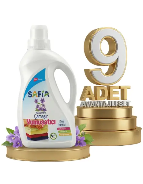Safia Dağ Esintisi Çamaşır Yumuşatıcı 9x1 Lt - 1