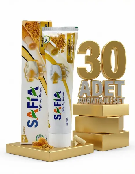 Safia Diş Macunu Misvak ve Propolis 30x100 ml - 1