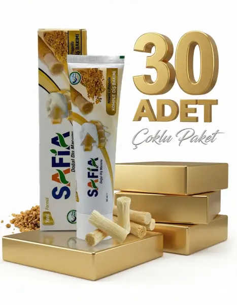 Safia Diş Macunu Misvak ve Propolis 30x60 ml - 1