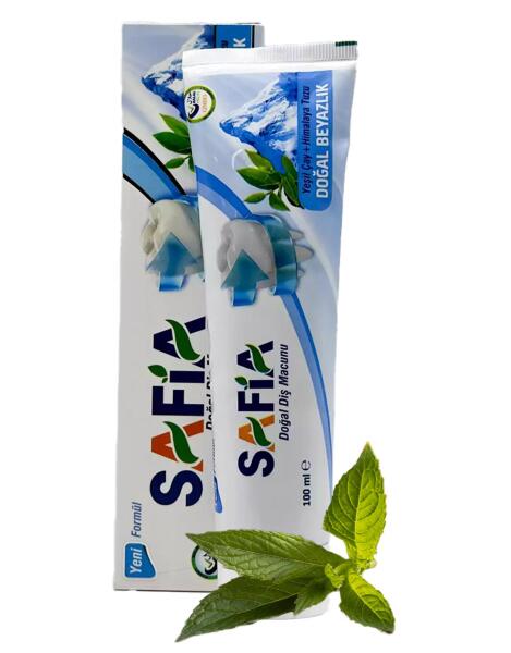 Safia Diş Macunu Yeşil Çay ve Himalaya Tuzu 100 ml - 1