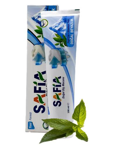 Safia Diş Macunu Yeşil Çay ve Himalaya Tuzu 100 ml - 1