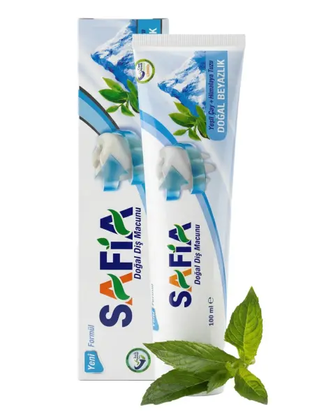 Safia Diş Macunu Yeşil Çay ve Himalaya Tuzu 100 ml - 1