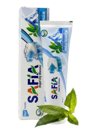 Safia Diş Macunu Yeşil Çay ve Himalaya Tuzu 60 ml - 1