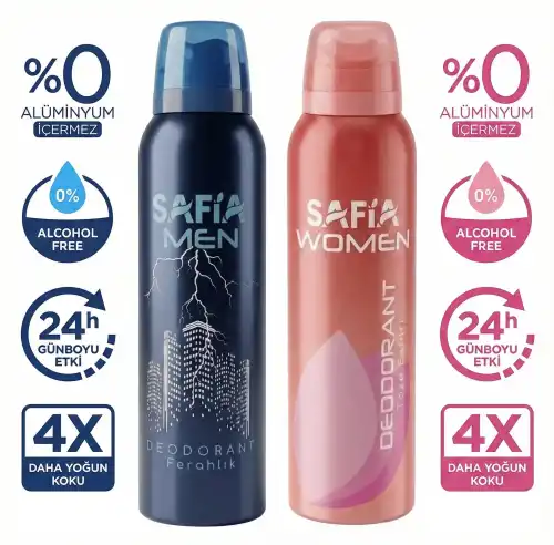 Safia Doğal Erkek Deodorant Ferahlık 150 Ml - 3