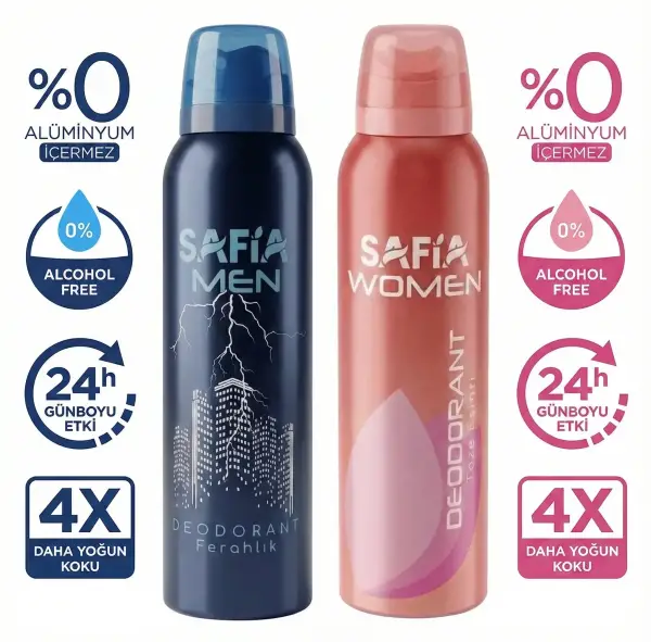 Safia Doğal Kadın Deodorant Taze Esinti 150 Ml - 3