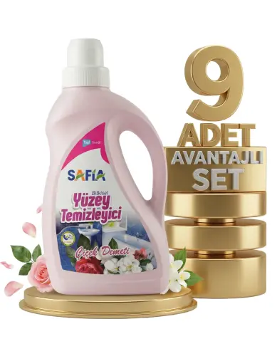 Safia Genel Yüzey Temizleyici 9x1 Lt - Safia