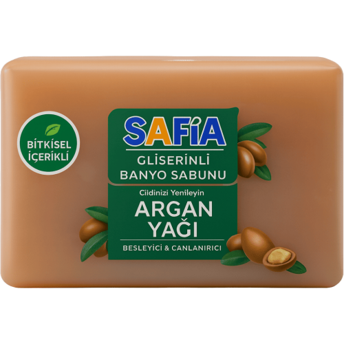 Safia Gliserinli Argan Yağlı Banyo Sabunu 150 Gr - SAFİA