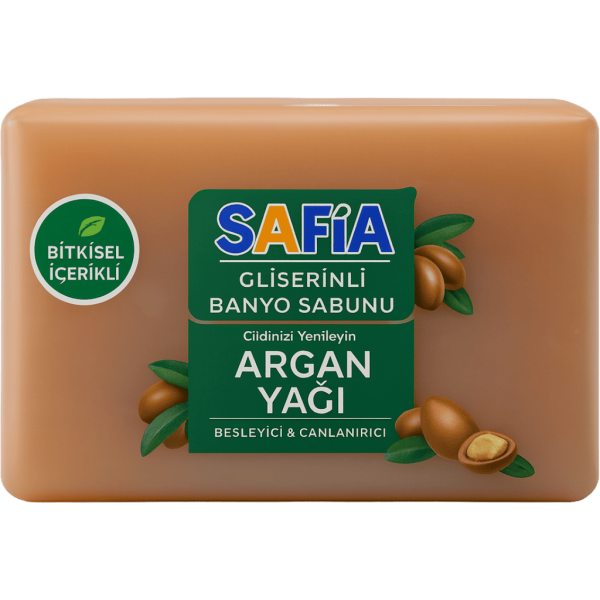 Safia Gliserinli Argan Yağlı Banyo Sabunu 150 Gr - 1