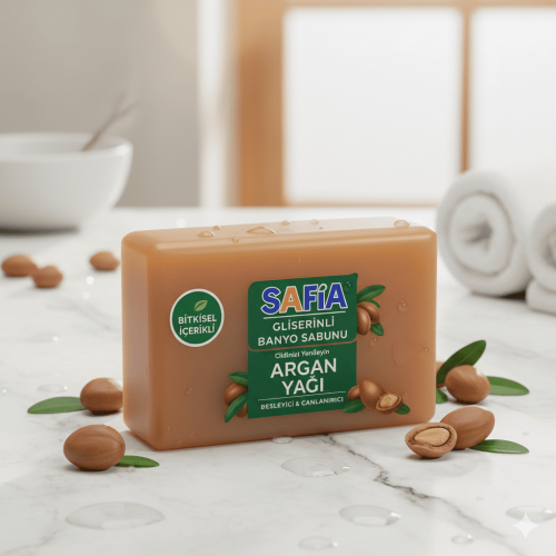 Safia Gliserinli Argan Yağlı Banyo Sabunu 150 Gr - 2