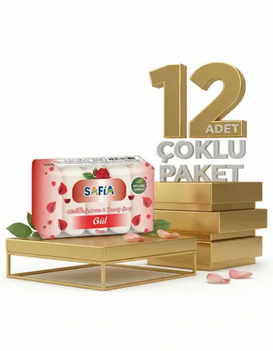 Safia Gül Güzellik Sabunu 12x275 Gr - SAFİA