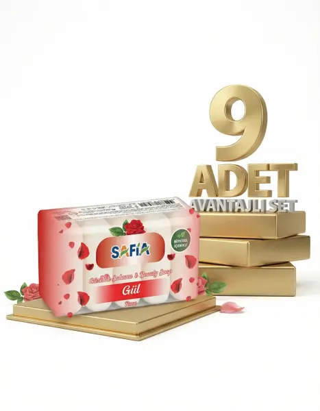 Safia Gül Güzellik Sabunu 9x275 Gr - 1