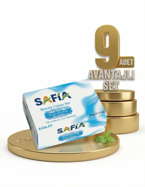 Safia Güzellik Sabunu Asalet Erkekler İçin 9x90 Gr - 1