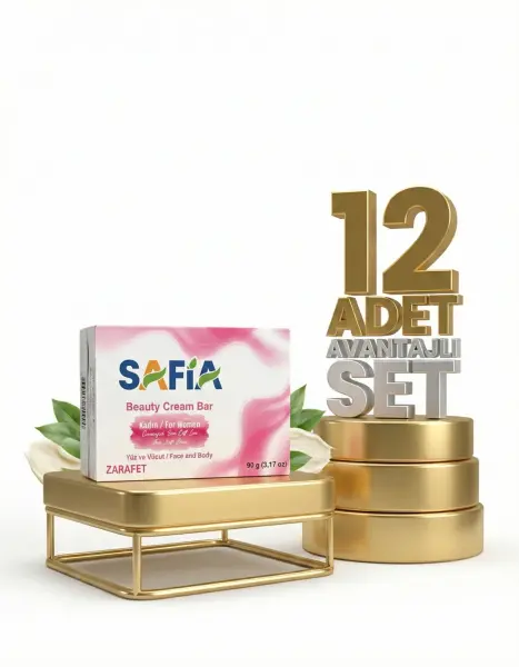 Safia Güzellik Sabunu Zarafet Kadınlar İçin 12x90 Gr - 1