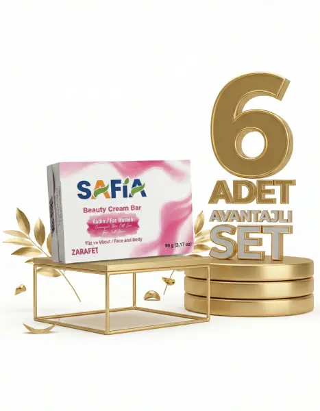 Safia Güzellik Sabunu Zarafet Kadınlar İçin 6x90 Gr - 1