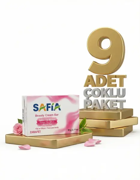 Safia Güzellik Sabunu Zarafet Kadınlar İçin 9x90 Gr - 1