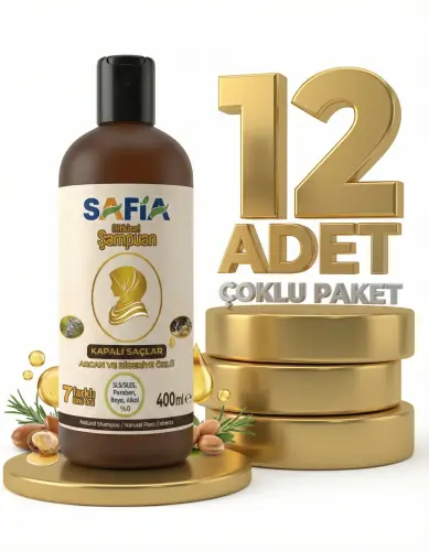 Safia Kapalı Saçlar İçin Şampuan 12x400 Ml - 2