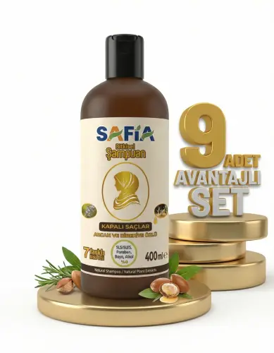 Safia Kapalı Saçlar İçin Şampuan 9x400 Ml - 2